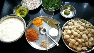 How To Make Masala Soyabean Rice [upl. by Swerdna]