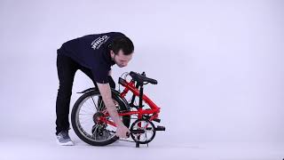 How to Fold and Unfold TILT 120 FOLDING BIKE [upl. by Pacien]