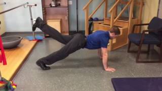 Push Up Plank with Hip Extension [upl. by Ardnassak656]