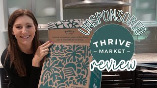 EVERYTHING YOU NEED TO KNOW ABOUT THRIVE MARKET  Unsponsored Review of Thrive Market  Haul [upl. by Oeram]