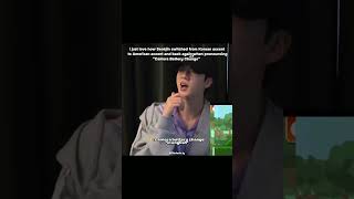 Jin Speaking in english  Jin live bts btsarmy jin btsshorts [upl. by Psyche]