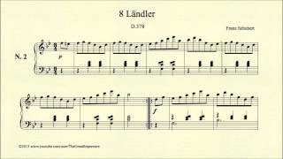 Schubert 8 Ländler D 378 No 2 [upl. by Neuberger]