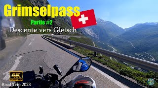 Suisse 2023  Col du Grimsel 2 en BMW 1250 GSA [upl. by Nnaaras]