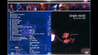 50 FPS Complete WDR Source Simple Minds Live  Paris France 1995 [upl. by Nnayllek819]