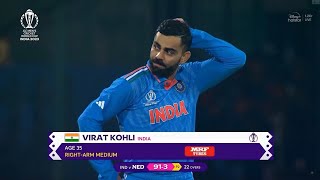 Virat Kohli Bowling against Nederlands  IND vs NED [upl. by Minnnie]