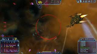 Discovery Freelancer Rheinland Military vs Corsairs vs Red Hessians Asuras and SNAC bad aiming [upl. by Mayap]