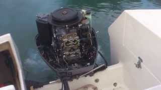 Yamaha 115 HP V4 2T probleme demarrage a froid [upl. by Rafaelle]