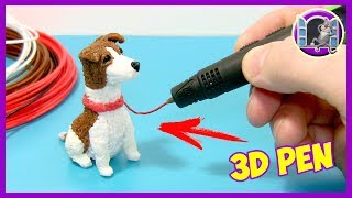 ДЖИНА ЭЛЛИ ДИ ПЕТС РИСУЕМ 3Д РУЧКОЙ  3D PEN  Elli Di Pets [upl. by Orin]