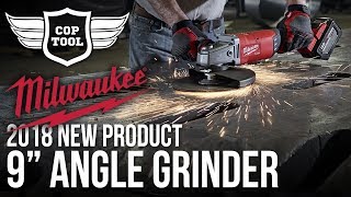 Milwaukee M18 FUEL 7quot9quot Angle Grinder with 120Ah High Output 278521HD  NPS18 Launch Presentation [upl. by Sirronal]