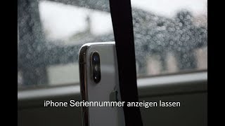 iPhone Seriennummer anzeigen lassen [upl. by Oiludbo]