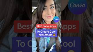 Best Canva Apps To Create Cool Text Effects 🤯 canvatips canvatutorial [upl. by Slosberg401]