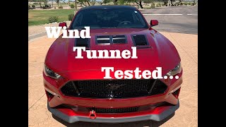 Race Louvers  1819 Mustang GT Ecoboost S550 Hood Vents Heat Extractors [upl. by Emmey440]