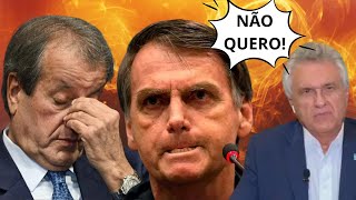 BOLSONARO VETA FILIAÇÃO DO RONALDO CAIADO NO PL [upl. by Balthazar]