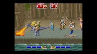 Golden Axe arcade 2 player Netplay no deaths [upl. by Lal]