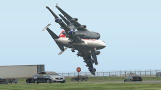 Inexperienced Pilot Got Panic After Flying Gigantic Airplane XP11 [upl. by Ruenhcs409]