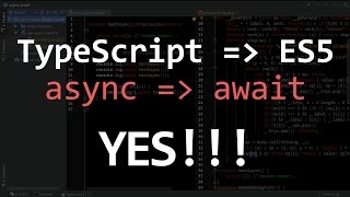 AsyncAwait for ES5 has Arrived [upl. by Eiramoj]