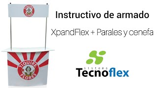 XpandFlex  Parales y cenefa  Instructivo de armado  Sistema Tecnoflex [upl. by Latreece972]