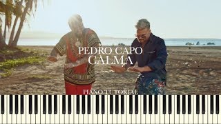 Pedro Capo  Calma Piano Tutorial  Sheets [upl. by Alicea970]