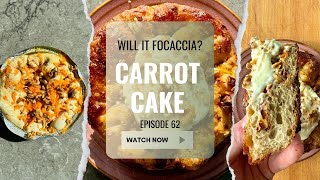 Carrot Cake Focaccia Reel [upl. by Yema]