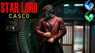 Star Lord Casco Pepakura  Pepakura Models [upl. by Ayouqes]