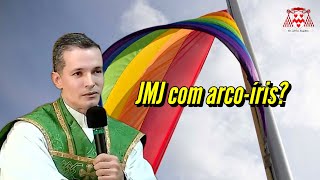 O movimento do arcoÃ­ris na JMJ  Padre Overland [upl. by Ayokal1]