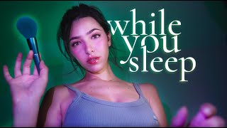 ASMR Taking Care of You While You Sleep 💤 🇪🇸 and 🇬🇧 subtitles [upl. by Lachish68]