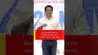 Bong Revilla aims for second Senate term ‘There’s much to be done’ [upl. by Maybelle]