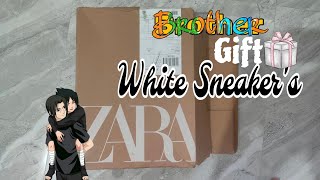 Zara Sneakers  Bhaiya Kharid Diye🤍 White Sneakers Review [upl. by Fannie]