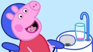 Peppa Pigs First Dentist Experience  Peppa Pig Official Family Kids Cartoon [upl. by Attenov977]