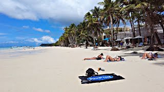 Look This is BORACAY White Beach on November 5 2024 1000am Walk Weather so Hot and Cloudy [upl. by Dolorita]