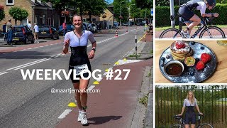 MIJN EERSTE HALVE TRIATHLON Voorbereidingen amp Racedag  Weekvlog 27 [upl. by Onig903]