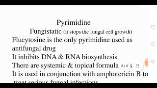 Antifungal drugs [upl. by Anned]