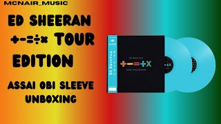 Ed Sheeran ÷× Mathematics Collection Assai Records OBI Sleeve Unboxing [upl. by Giah48]