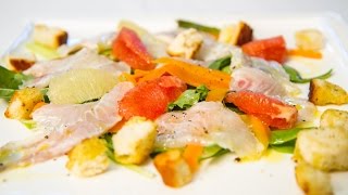 Insalata estiva di agrumi con carpaccio di Gallinella [upl. by Roti]