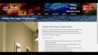 Anytime Restoration Fire Water Damage Eden Prairie 952 3953815 [upl. by Natanoy]