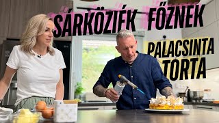 Sárközi Ákos és Évi receptje palacsinta torta [upl. by Meekahs93]