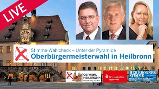 Live StimmeWahlcheck zur Oberbürgermeisterwahl in Heilbronn 2022 [upl. by Ziegler136]