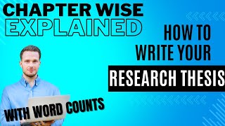 How to write BS and MS Thesis or Research Paper  Chapter wise explained with Tricks Urdu amp Hindi [upl. by Larsen]