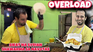 TRENDING STREET FOOD SYRIAN OVERLOAD SHAWARMA RICE NAVOTAS FOOD TRIP  FILIPINO STREET FOOD [upl. by Shirlene]