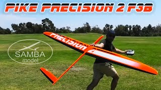 Messing around with a Samba Pike Precision 2 F3B RC glider [upl. by Kathe171]