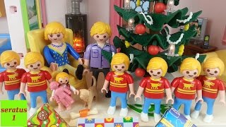 Sechslinge feiern Weihnachten Playmobil Film seratus1 [upl. by Eessac]