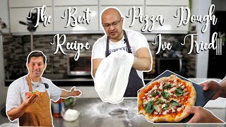 Trying on Vito Iacopellis HomeStyle Neapolitan pizza dough recipe [upl. by Nies512]