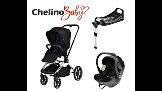 Chelino Platinum Maverick Travel System  Stylish Sleek amp SUPER compact [upl. by Aicileb326]