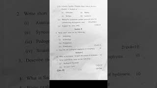 Bsc 1st Year Botany  BOTA 102  Question Paper  2023  Plant Ecology and Taxonomy [upl. by Suivatna]