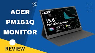 Acer PM161Q Abmiuuzx Portable Monitor Versatile OntheGo Display Review [upl. by Cerys982]