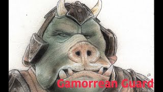 Gamorrean Guard timelapse starwars jabba art [upl. by Ettolrahc]