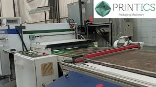 PRINTICS VIDEO U41201121 STEINEMANN UV VARNISH MACHINE COLIBRI 72 [upl. by Ellinnet]