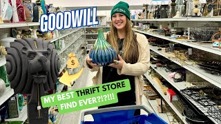 MY LUCKY DAY THRIFT WITH US GOODWILL  SUPER THRIFT  VINTAGE STORES  MORE We Filled The Car [upl. by Nirda]