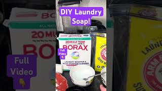 Diy Laundry Soap Detergent At Home shorts [upl. by Eneleahs]