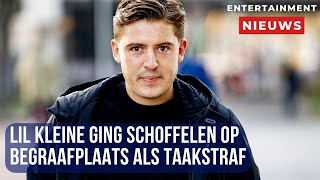 Lil Kleine schoffelt op begraafplaats voor mishandeling in nachtclub [upl. by Quince]